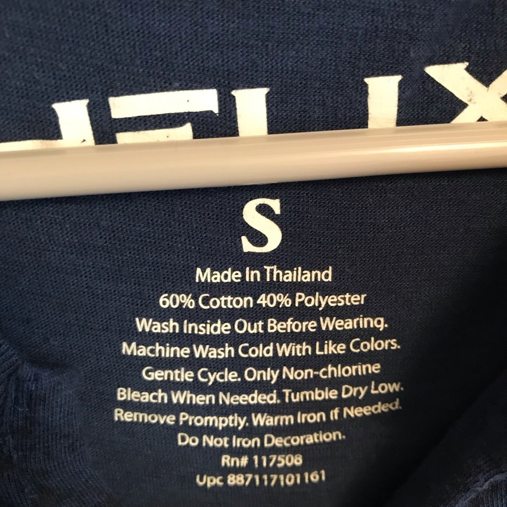 Helix long sleeve size small shirt blue - Picture 4 of 4